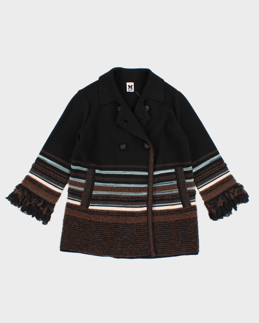 Missoni Striped Textured Knit Cardigan - M