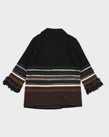 Missoni Striped Textured Knit Cardigan - M