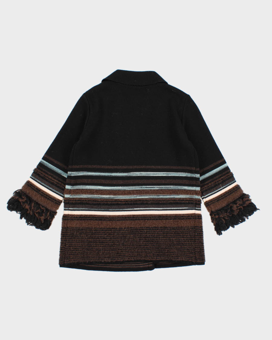 Missoni Striped Textured Knit Cardigan - M