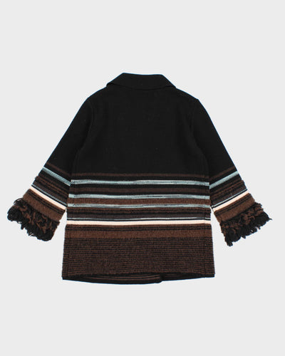 Missoni Striped Textured Knit Cardigan - M
