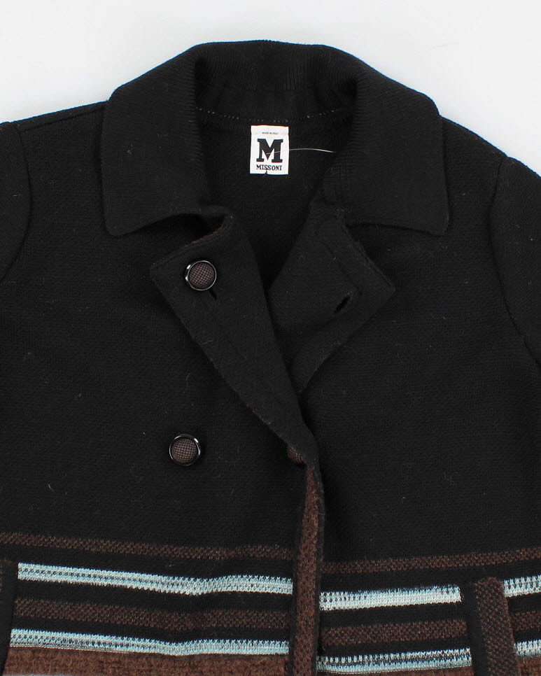 Missoni Striped Textured Knit Cardigan - M
