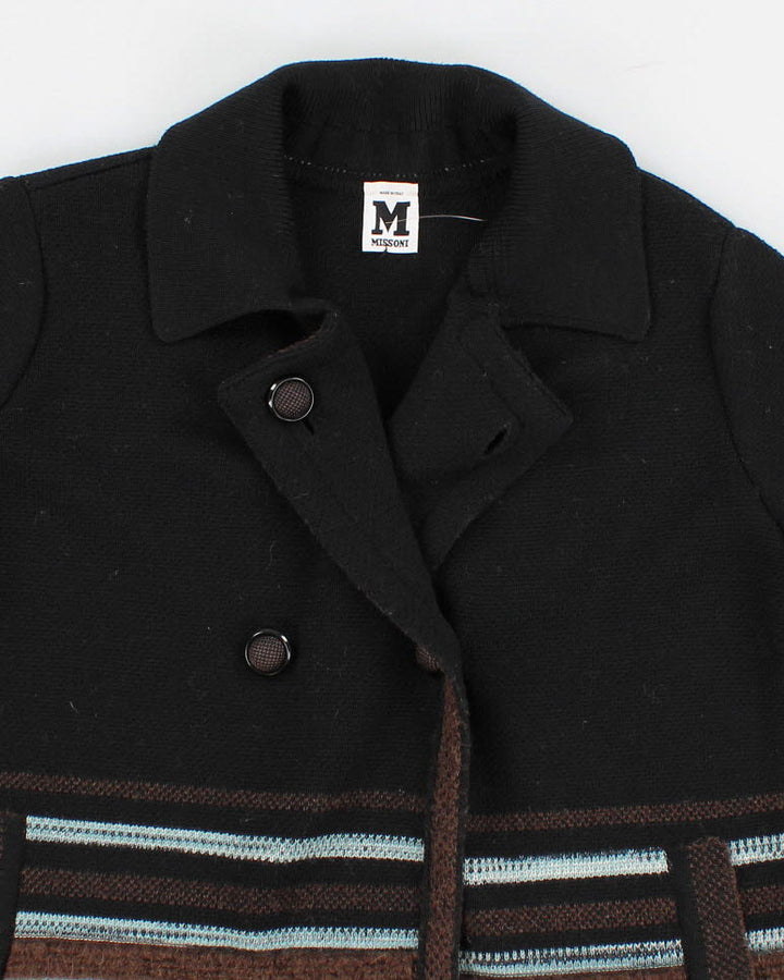 Missoni Striped Textured Knit Cardigan - M
