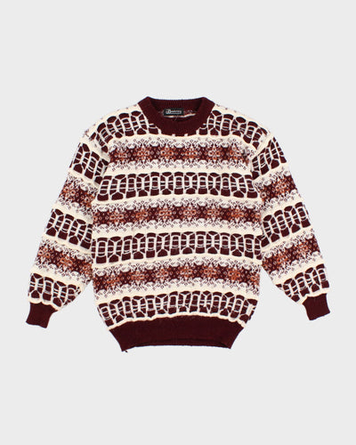 Chunky Textured Knit Jumper - M