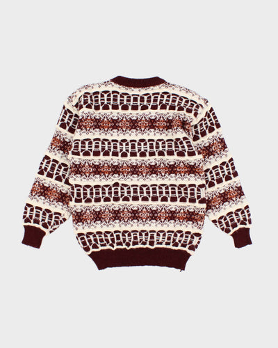 Chunky Textured Knit Jumper - M