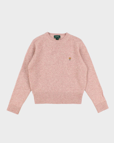 00s Lauren Ralph Lauren Darling Pink Lambswool Jumper - M