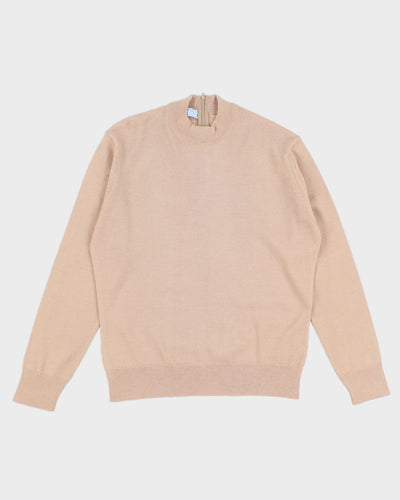 Vintage Montagut Wool Blend High-Neck Jumper - M