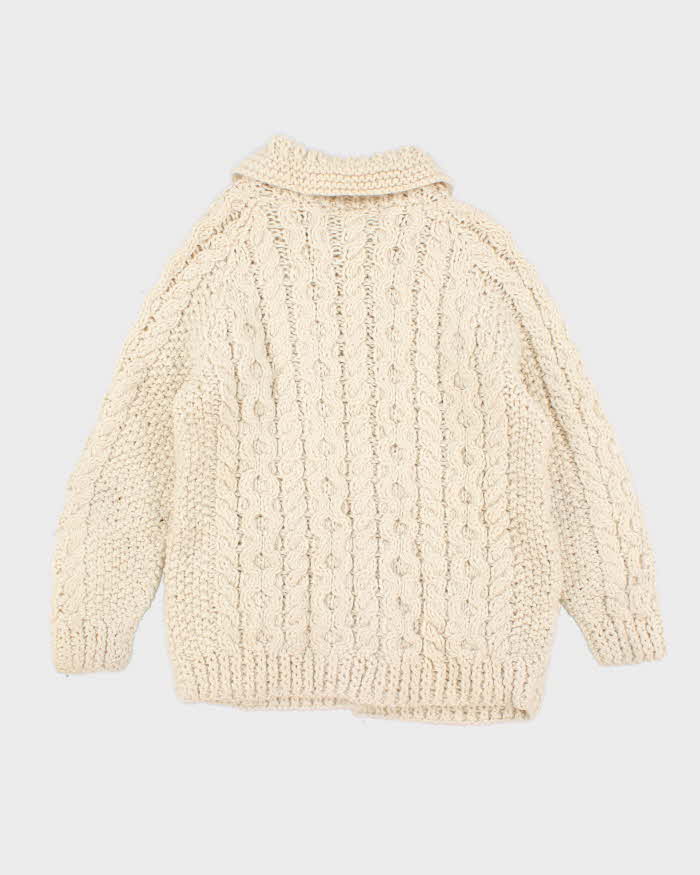 Vintage Sears Aran Wool Cardigan - XL