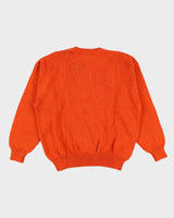 Darling Embroidered Orange Jumper - L