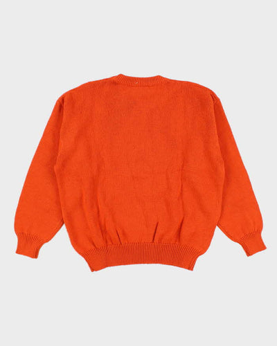 Darling Embroidered Orange Jumper - L