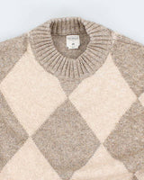 Women's Cream Pringle x H &amp; M Argyll Knit Sweater - S