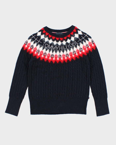 Womens Navy Tommy Hilfiger Knitwear