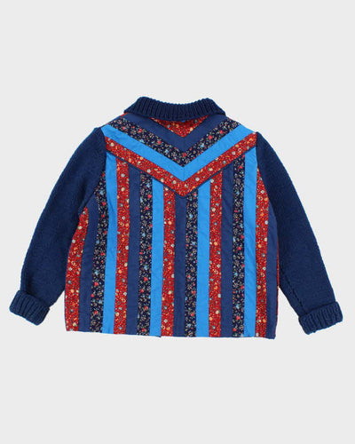 Darling Floral Quilted Knit Jumper - L