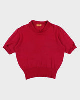 Vintage 50s Jantzen Kharafleece Short Sleeve Knit Tee - L