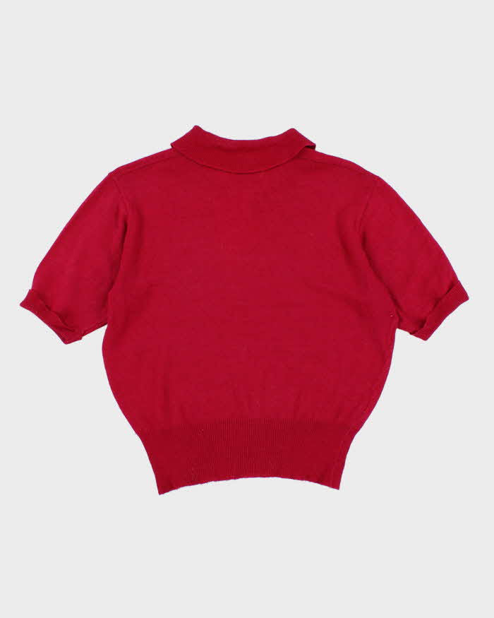 Vintage 50s Jantzen Kharafleece Short Sleeve Knit Tee - L