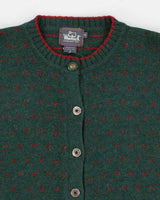 Vintage 80s Woolrich Heart Detailed Cardigan - S