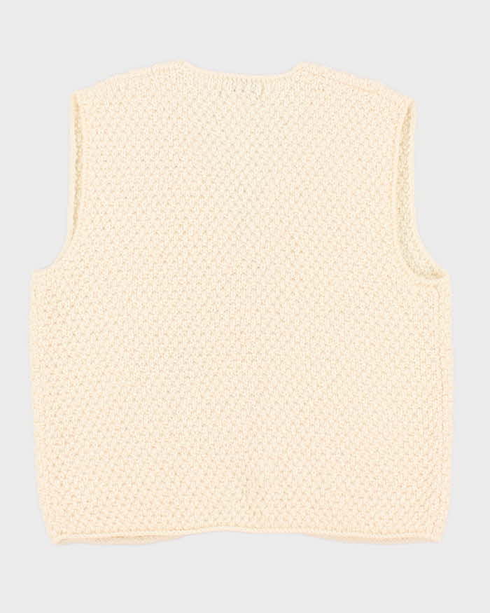 Vintage 90s Orvis Wool Cardigan Vest - S