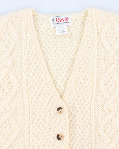 Vintage 90s Orvis Wool Cardigan Vest - S