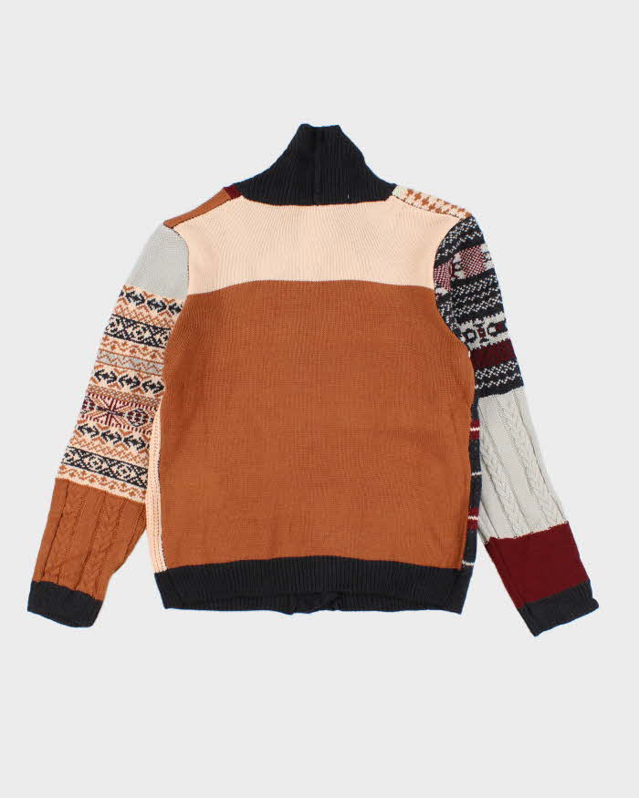 Darling Patchwork Style Cardigan - M