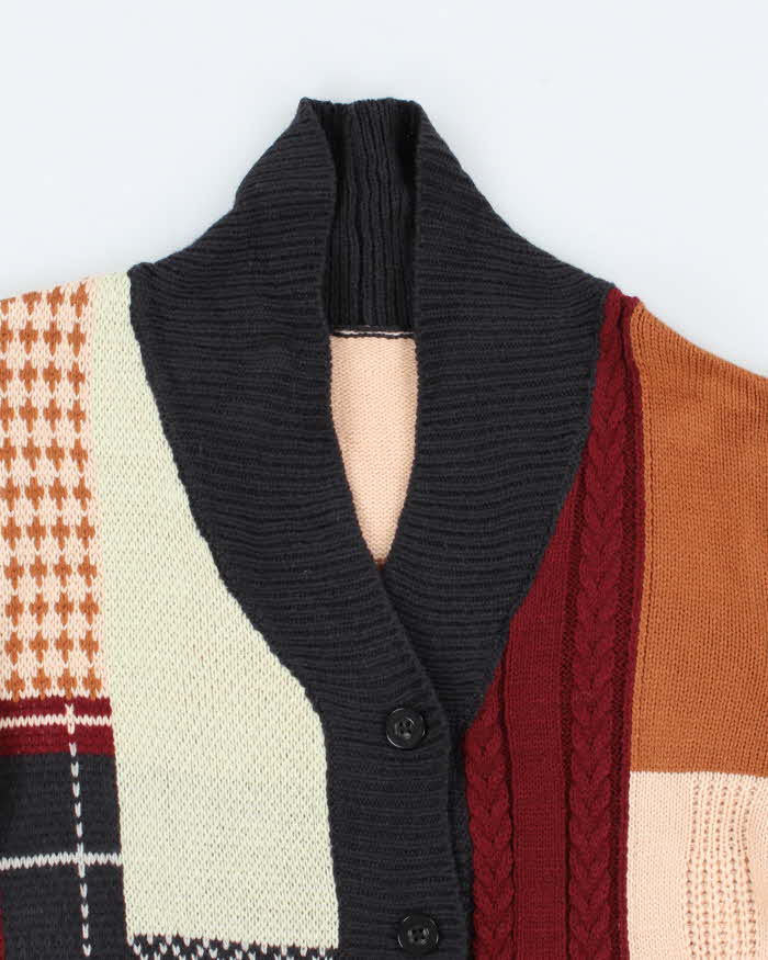 Darling Patchwork Style Cardigan - M