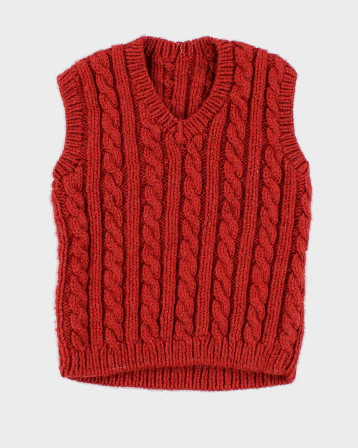 Darling Handmade Cableknit Vest - XS