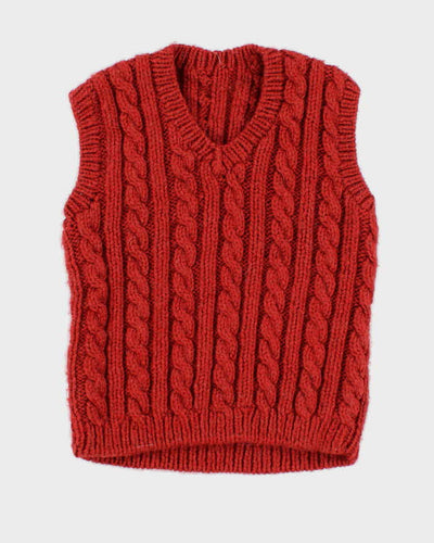 Darling Handmade Cableknit Vest - XS