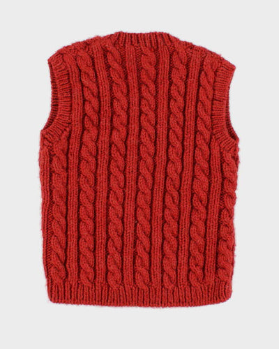 Darling Handmade Cableknit Vest - XS