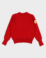 Vintage 80s Women's Varsity Sweater - S