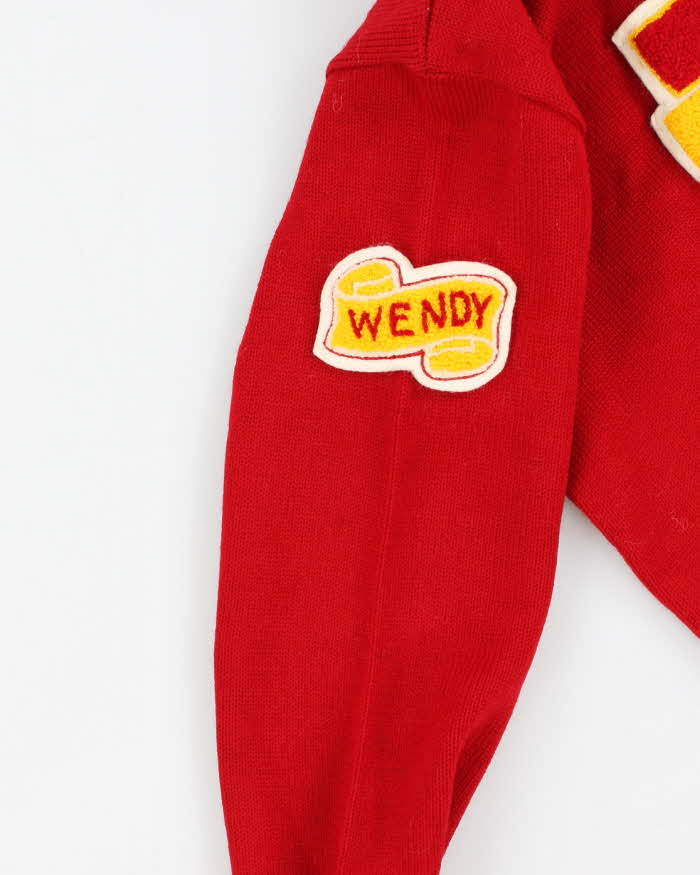 Vintage 80s Women's Varsity Sweater - S
