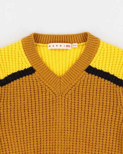 Woman's Uniqlo x Marni Cropped yellow jumper - XS