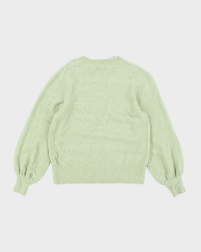 Womens Deadstock Ever New Light Sage Green Jumper - XS