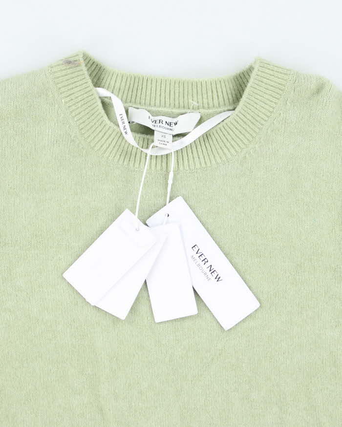 Womens Deadstock Ever New Light Sage Green Jumper - XS