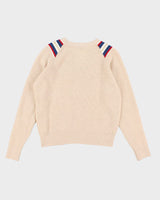 Sandro Wool Blend V-Neck Jumper - L