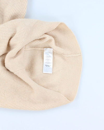 Sandro Wool Blend V-Neck Jumper - L