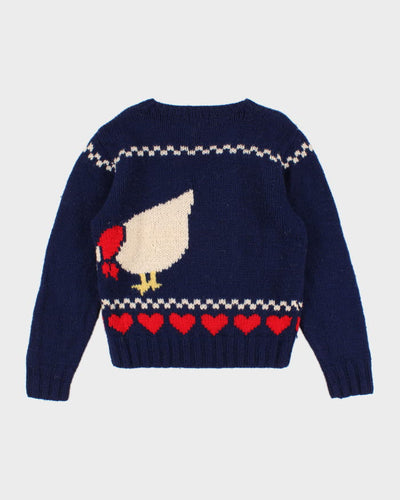 Vintage 80s Woolrich Women's Duck Jumper - L