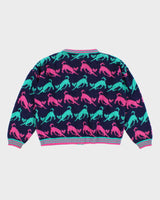 Vintage 90s Hasting &amp; Smith Oversized Cat Cardigan - M