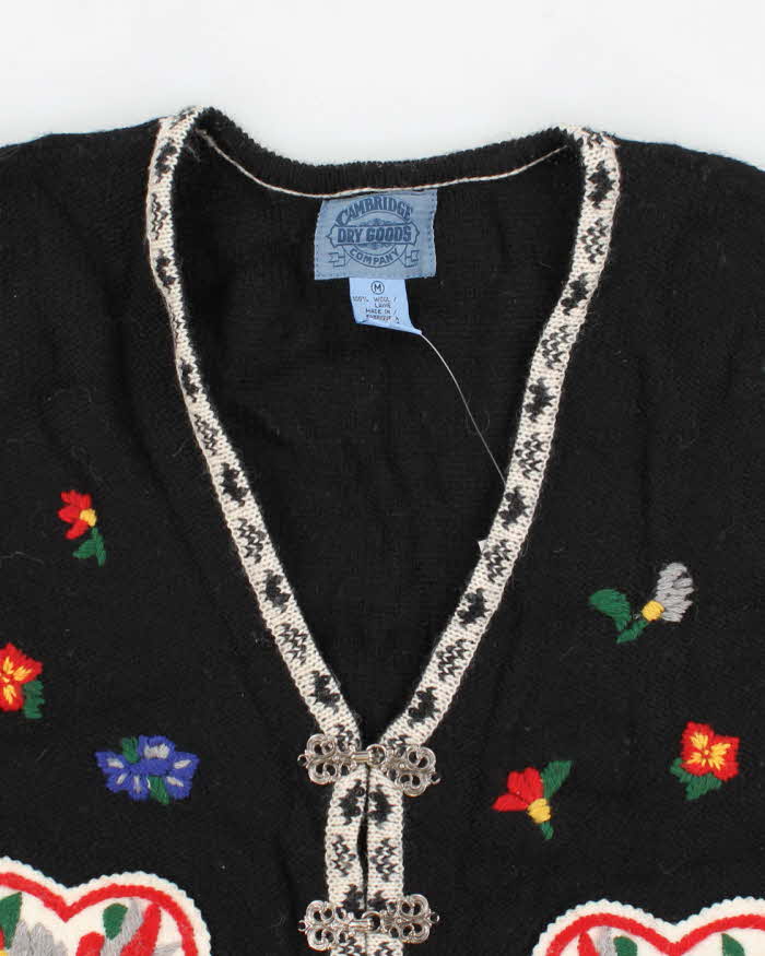 Vintage 90s Cambridge Dry Goods Company Sleeveless Cardigan - M