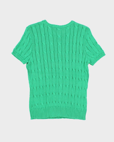 Vintage 90s Ralph Lauren Short Sleeve Sweater - S