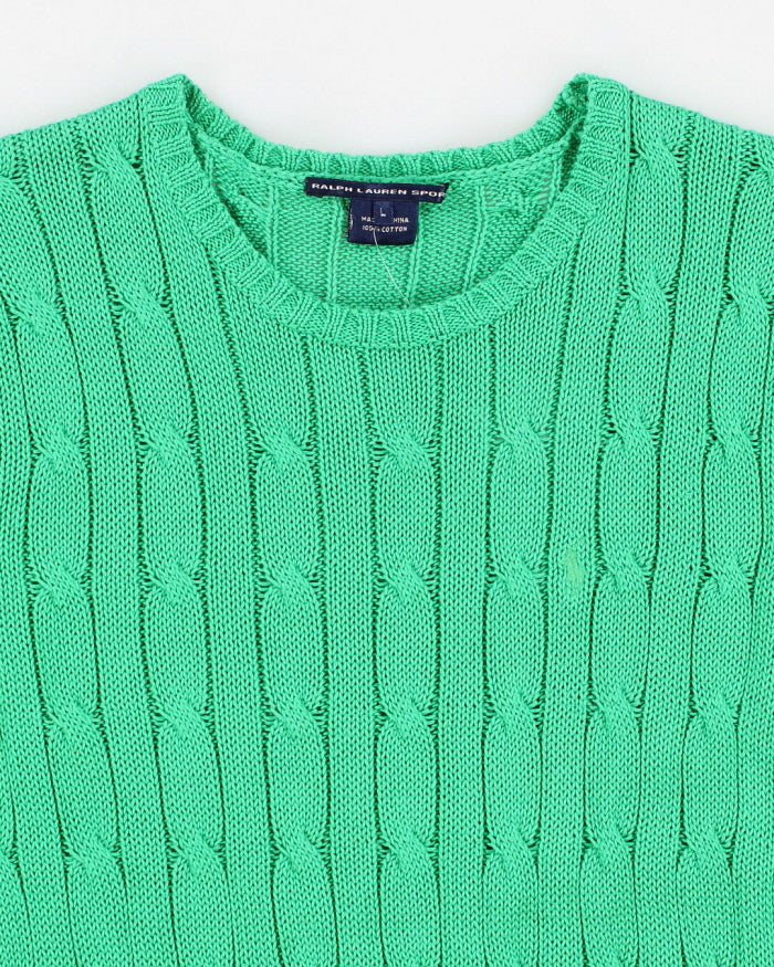 Vintage 90s Ralph Lauren Short Sleeve Sweater - S