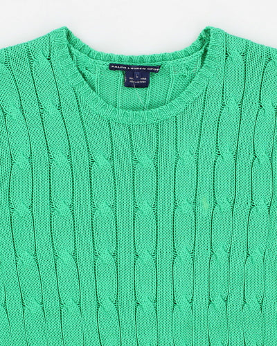Vintage 90s Ralph Lauren Short Sleeve Sweater - S