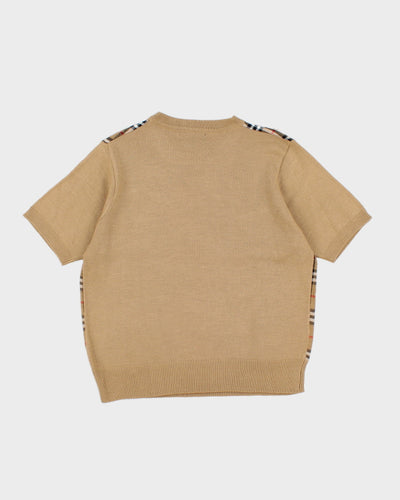 Women's Vintage 80s Burberry Wool Sweater - L