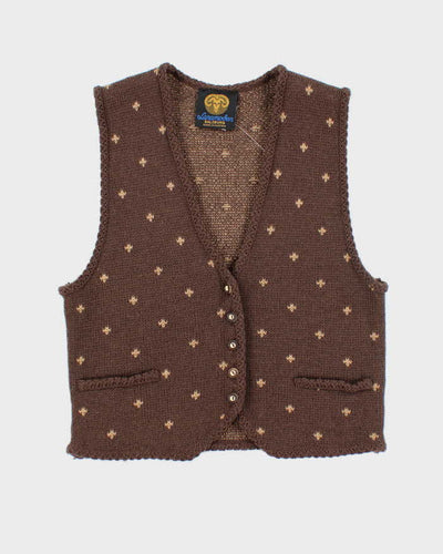Vintage 90s Lanamoden Salzburg Wool Vest - S