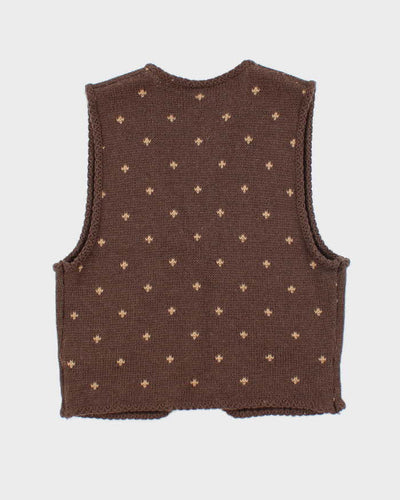 Vintage 90s Lanamoden Salzburg Wool Vest - S