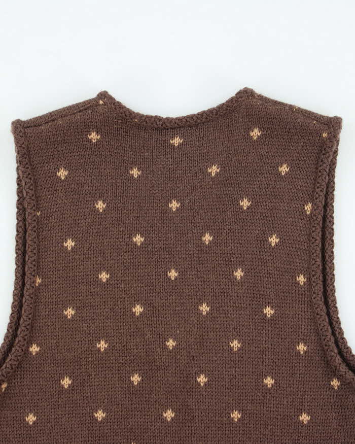 Vintage 90s Lanamoden Salzburg Wool Vest - S