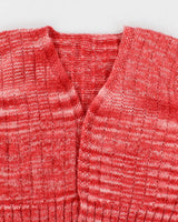 Darling Handmade Pink Tones Sleeveless Cardigan - XL