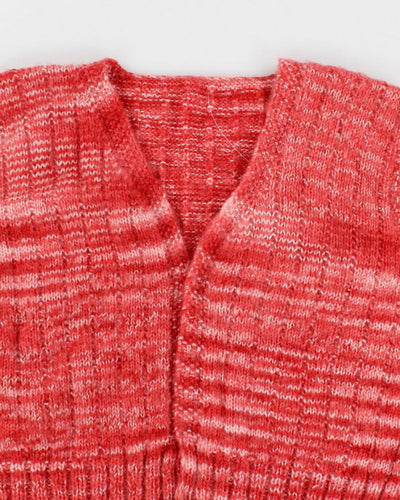 Darling Handmade Pink Tones Sleeveless Cardigan - XL