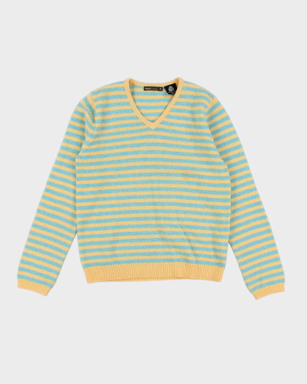 Vintage 90s Bossini Wool Striped Jumper - M