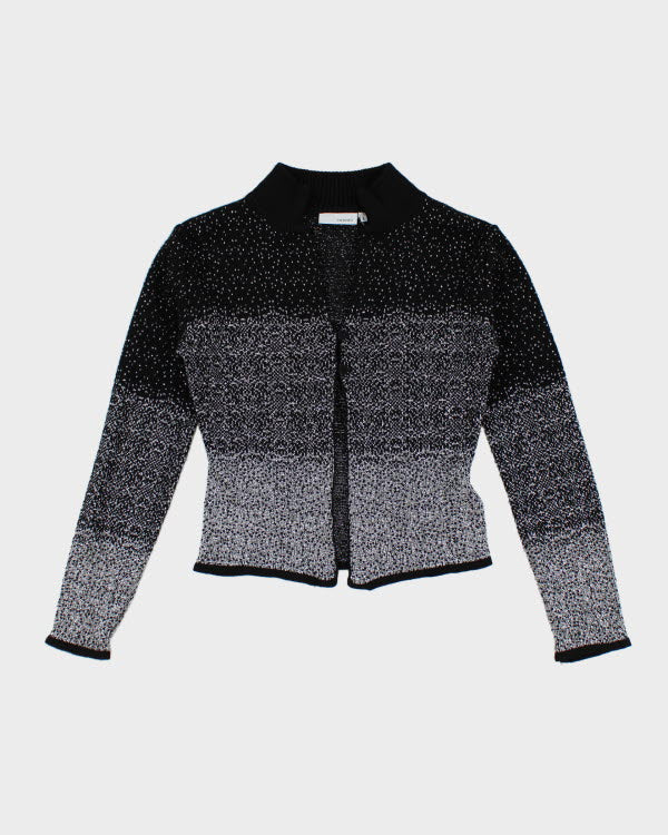 Y2k 00s Sparkly Knit Cardigan - S