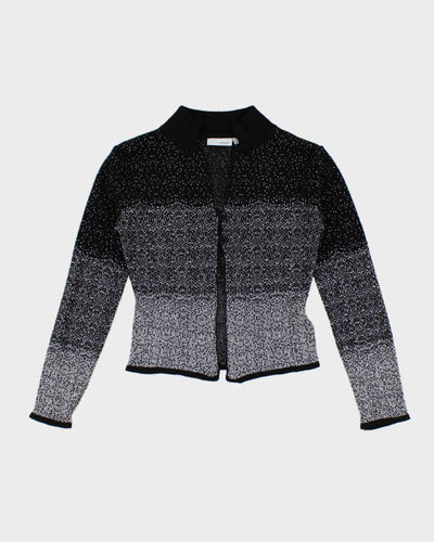 Y2k 00s Sparkly Knit Cardigan - S