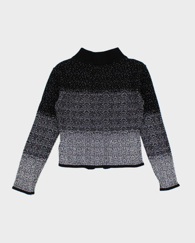 Y2k 00s Sparkly Knit Cardigan - S