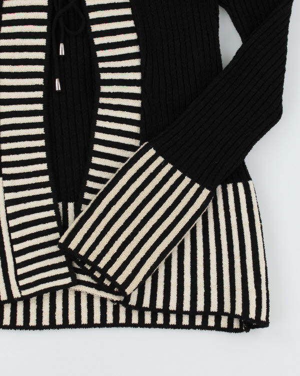 Deadstock Y2k 00s Miss Foxy Tie Front Cardigan - M